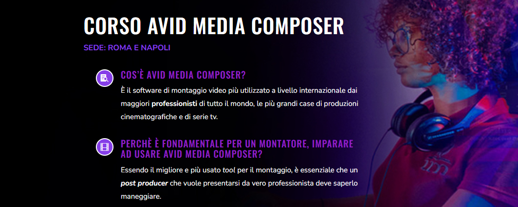 Cosa Trovo in un corso di montaggio video?