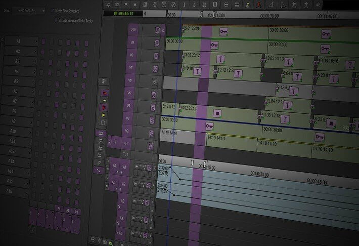 Fare l’editing di un film con Avid