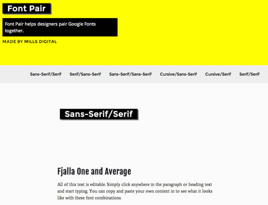 Font abbinate in maniera perfetta. Come?