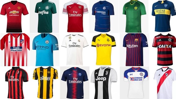 Le grafiche delle maglie di calcio più belle