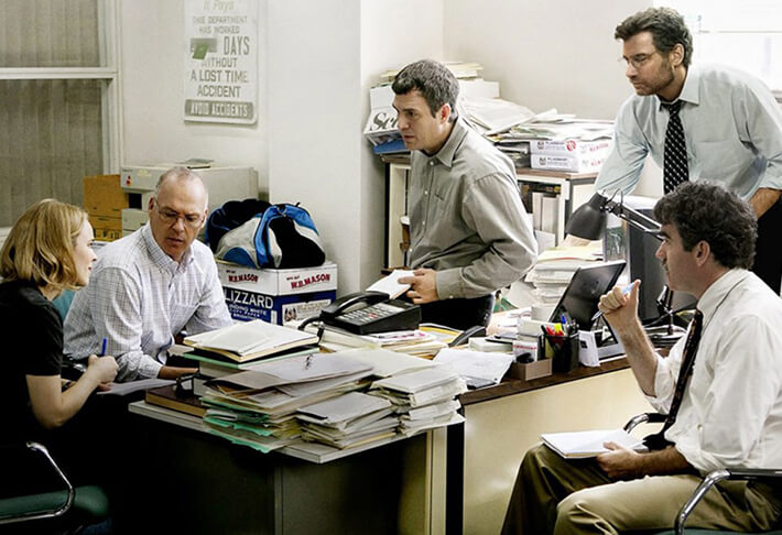 Il montaggio corale di Spotlight
