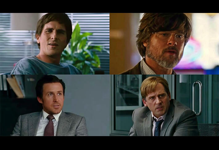 Come eseguire il montaggio di trame parallele. The Big Short