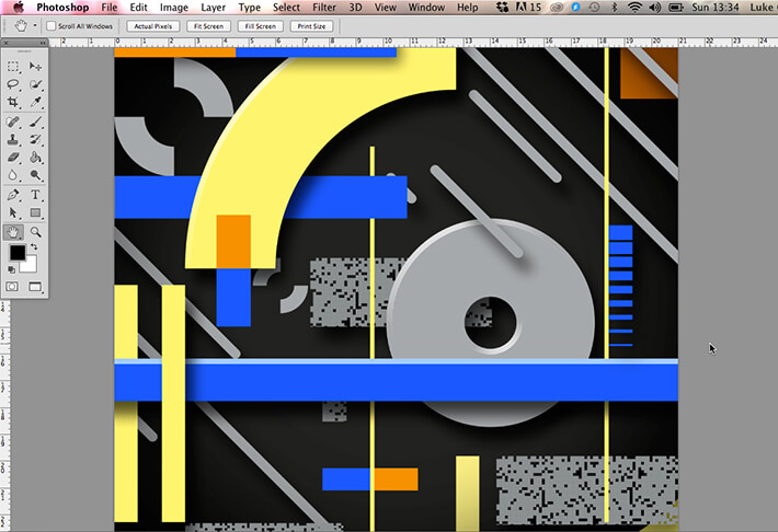 Come aggiungere una texture a file vettoriali via Photoshop