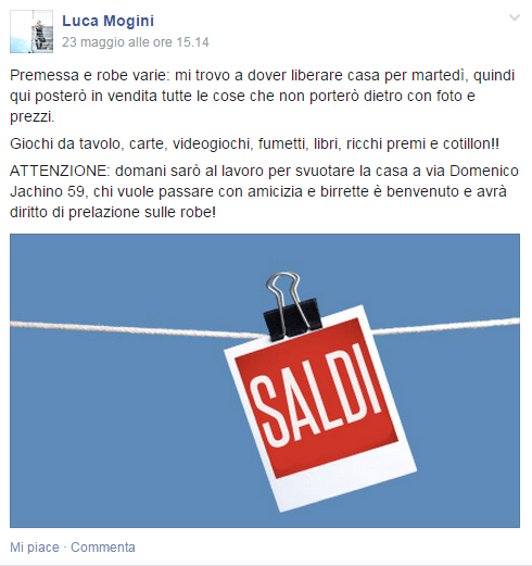Come usare Facebook per organizzare un trasloco