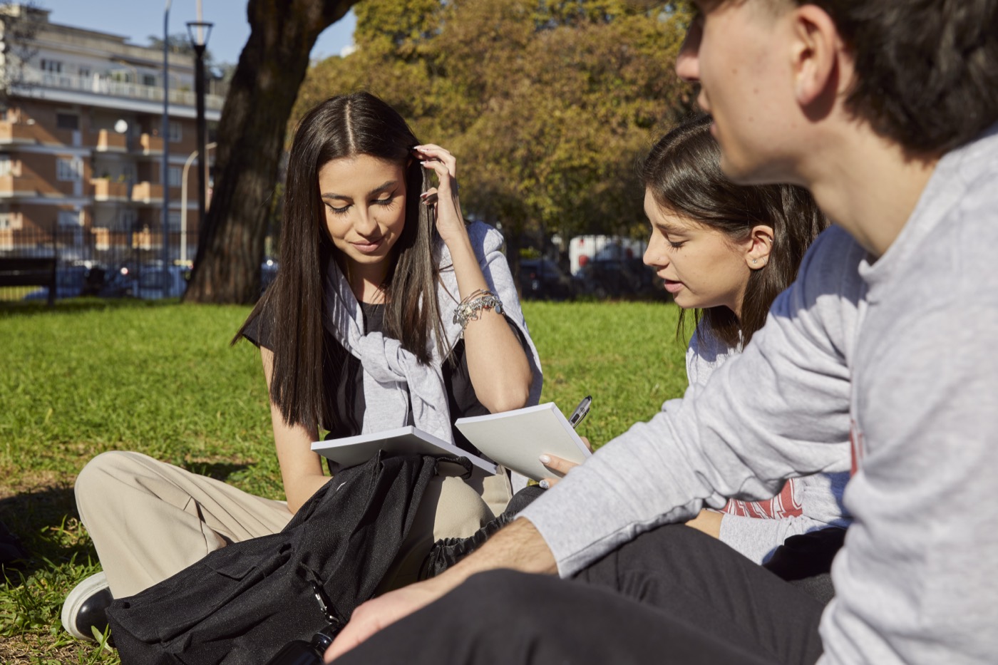 Studenti DAM al parco tra le lezioni